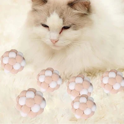 Balle pour Chat - JingleChase™ - Blanc - Chat Enchanteur