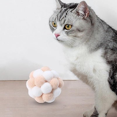 Balle pour Chat - JingleChase™ - Blanc - Chat Enchanteur