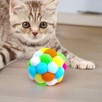 Balle pour Chat - JingleChase™ - Jaune - Chat Enchanteur