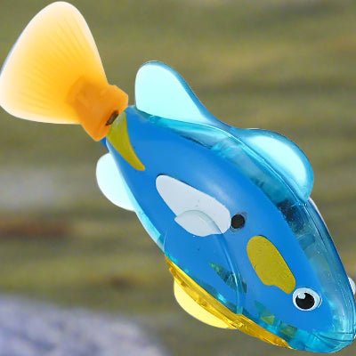 Jouet Interactif Chat - CatchyFish™ - Bleu - Chat Enchanteur