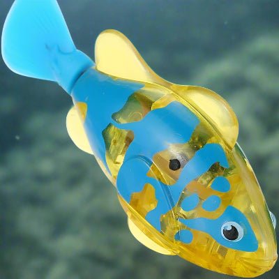 Jouet Interactif Chat - CatchyFish™ - Jaune Pale - Chat Enchanteur