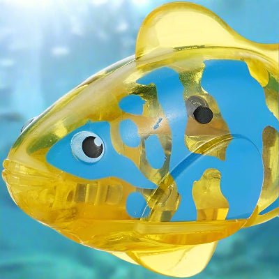 Jouet Interactif Chat - CatchyFish™ - Jaune Pale - Chat Enchanteur