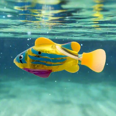 Jouet Interactif Chat - CatchyFish™ - Jaune Poussin - Chat Enchanteur