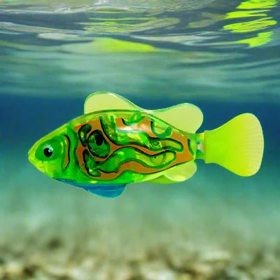 Jouet Interactif Chat - CatchyFish™ - Vert - Chat Enchanteur