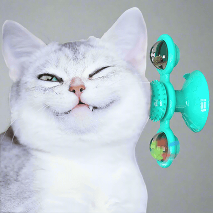 Jouet Pour Chat - MultifunctionalGlowingBall™ - Bleu ciel - Chat Enchanteur