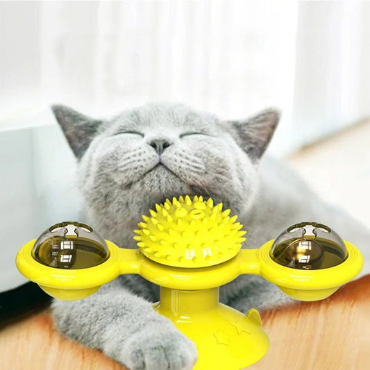 Jouet Pour Chat - MultifunctionalGlowingBall™ - Jaune - Chat Enchanteur