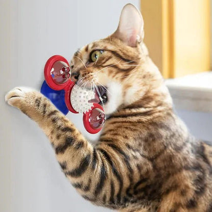 Jouet Pour Chat - MultifunctionalGlowingBall™ - Rouge - Chat Enchanteur