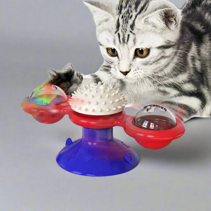 Jouet Pour Chat - MultifunctionalGlowingBall™ - Rouge - Chat Enchanteur