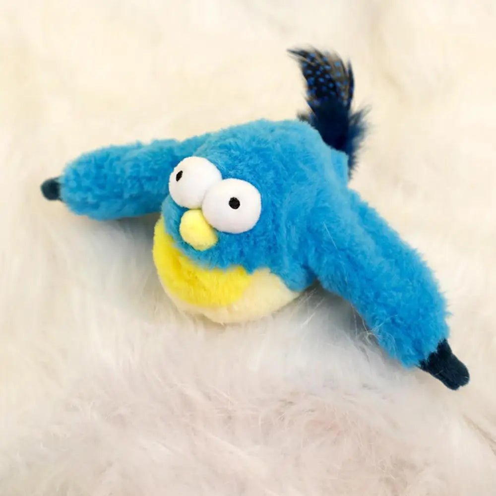 Jouets Interactifs Pour Chat - ChirpingFlappingBird™ - Bleu - Chat Enchanteur